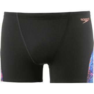 SPEEDO Kastenbadehose Herren spirallaser black-post it pink