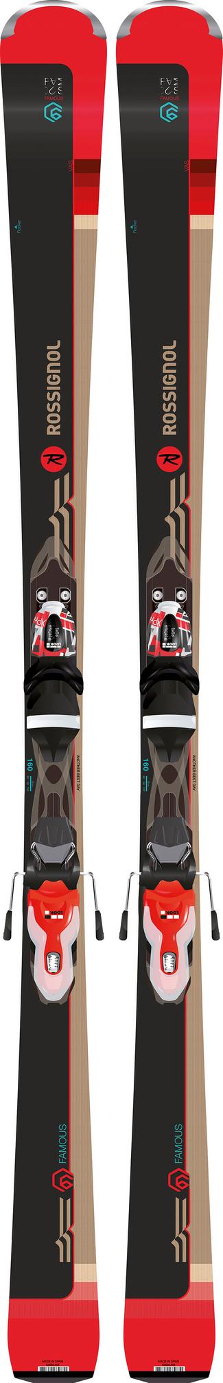 Rossignol FAMOUS 6 / XPRESS W 11 All-Mountain Ski Damen schwarz/rot