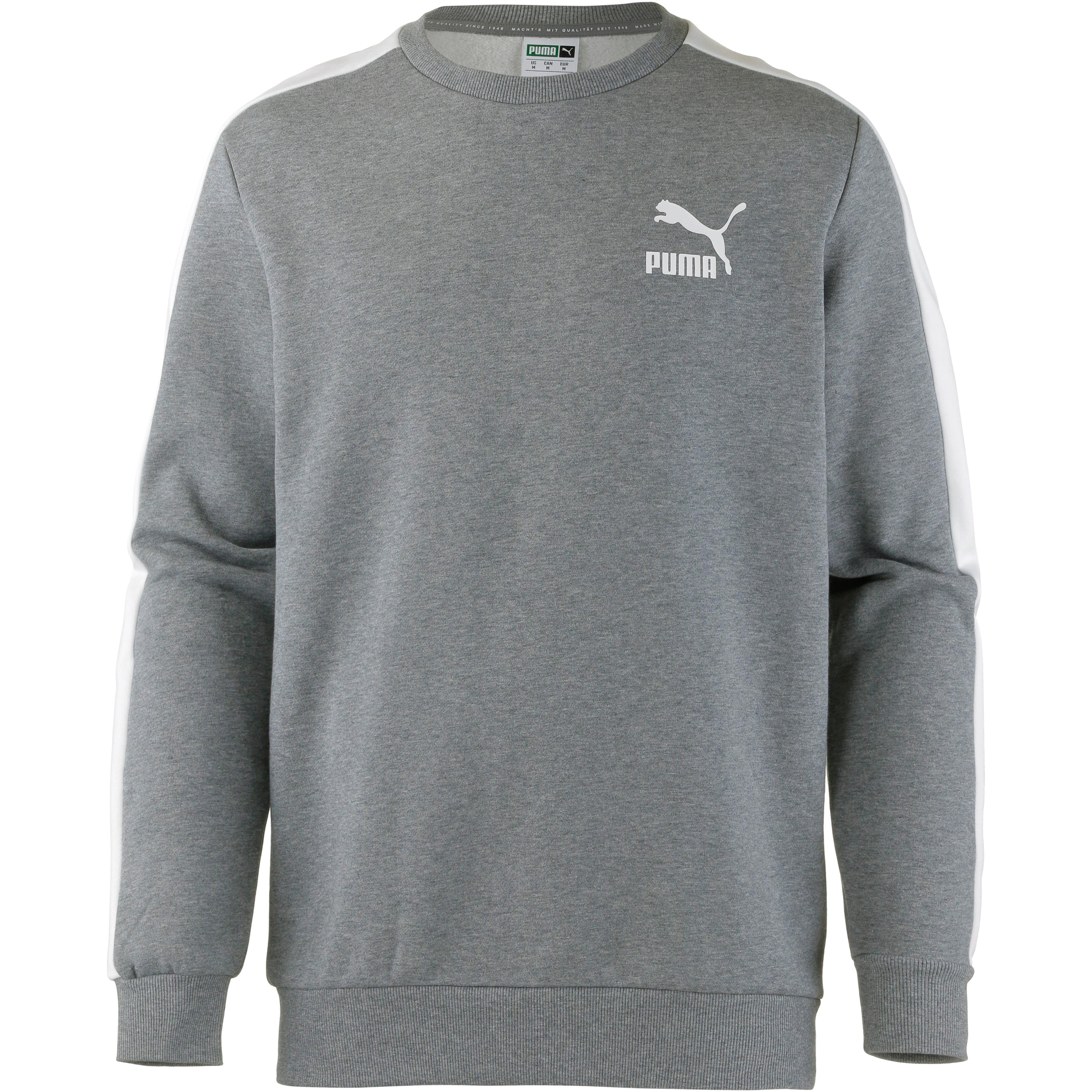 puma classics t7 pullover schwarz