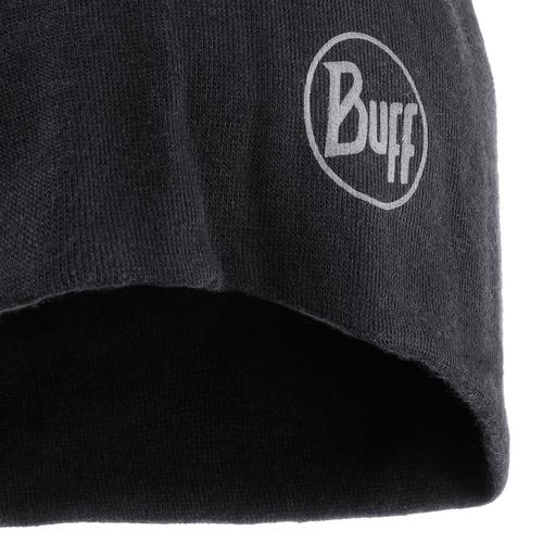 Rückansicht von BUFF Merino MERINO MIDWEIGHT Beanie solid black