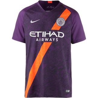 Nike Manchester City 18/19 CL Fu&szlig;balltrikot Herren night purple-reflective silv