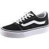 Vans Ward Platform Sneaker Damen - black-white