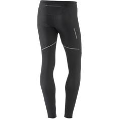 Rückansicht von GOREWEAR R3 PARTIAL Lauftights Herren black-neon-yellow