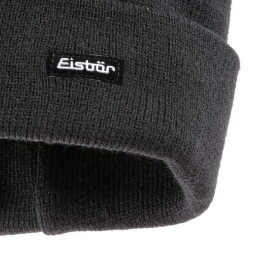 Rückansicht von Eisbär Skater Beanie schwarz