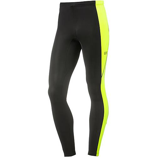 GORE® WEAR R3 Thermo Lauftights Herren black neon yellow im GORE WEAR R3 Thermo Tights Herren blackneon yellow günstig
