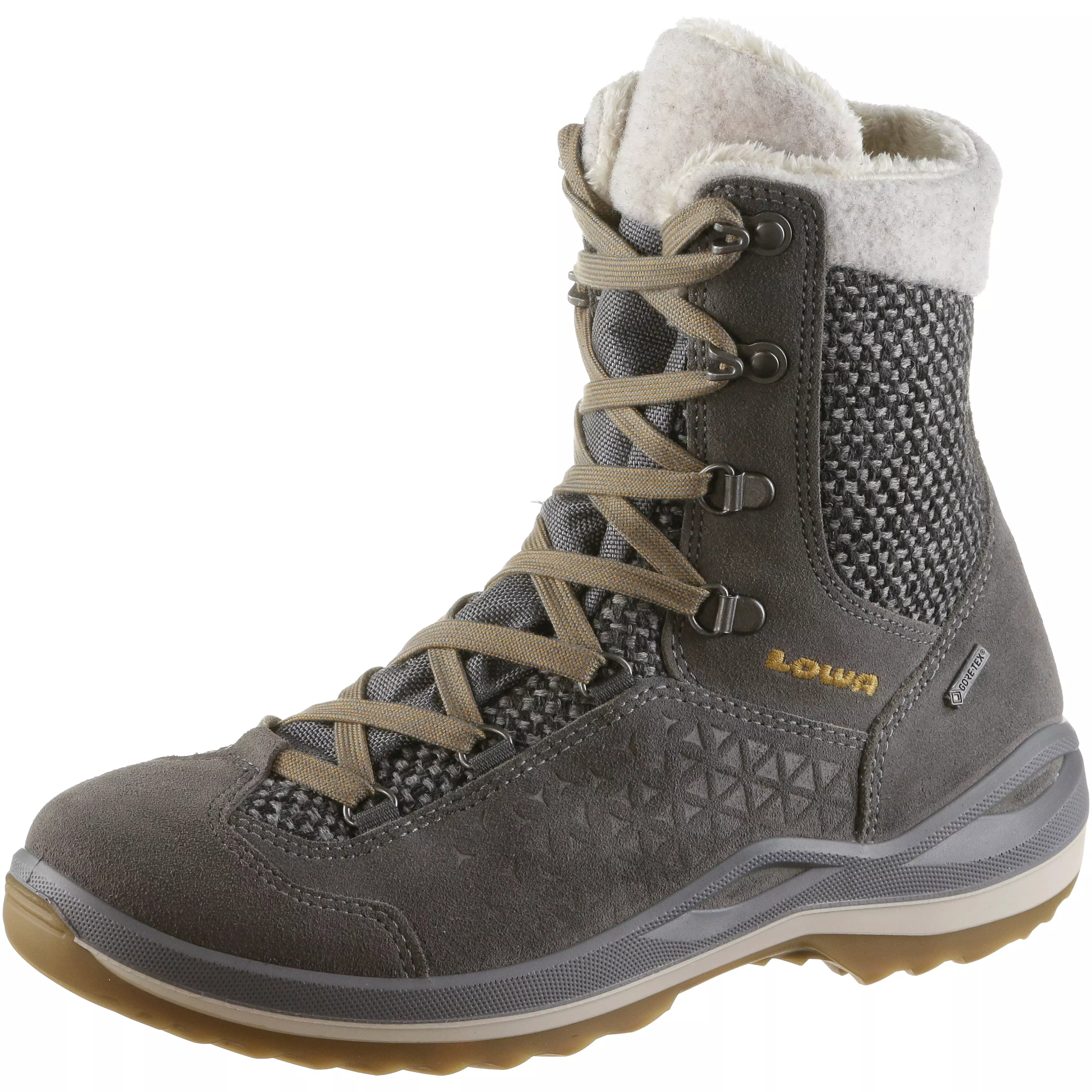 Lowa Calceta Ii Ws Winterschuhe Damen Grau Honig Im Online Shop Von Sportscheck Kaufen