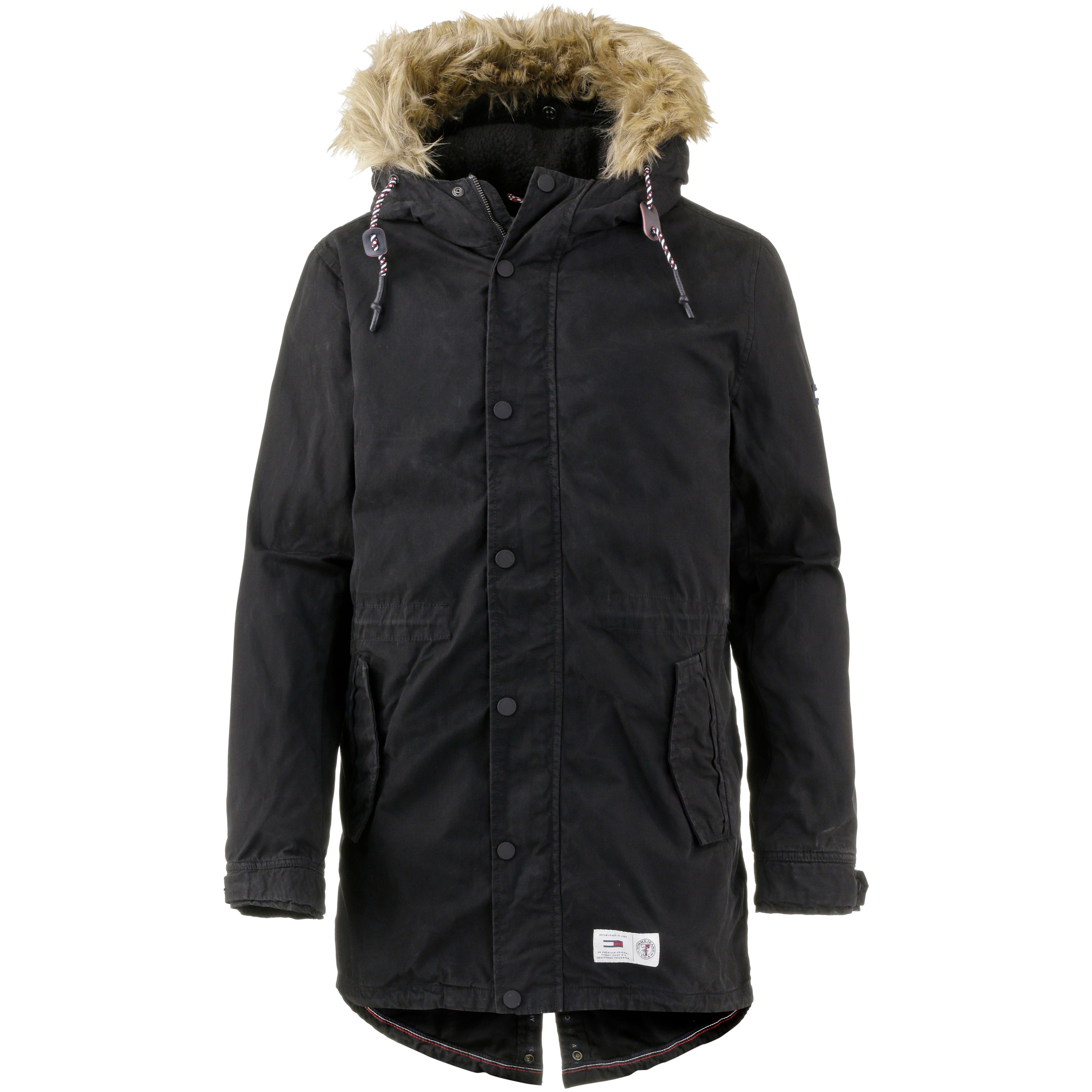 lined parka tommy hilfiger