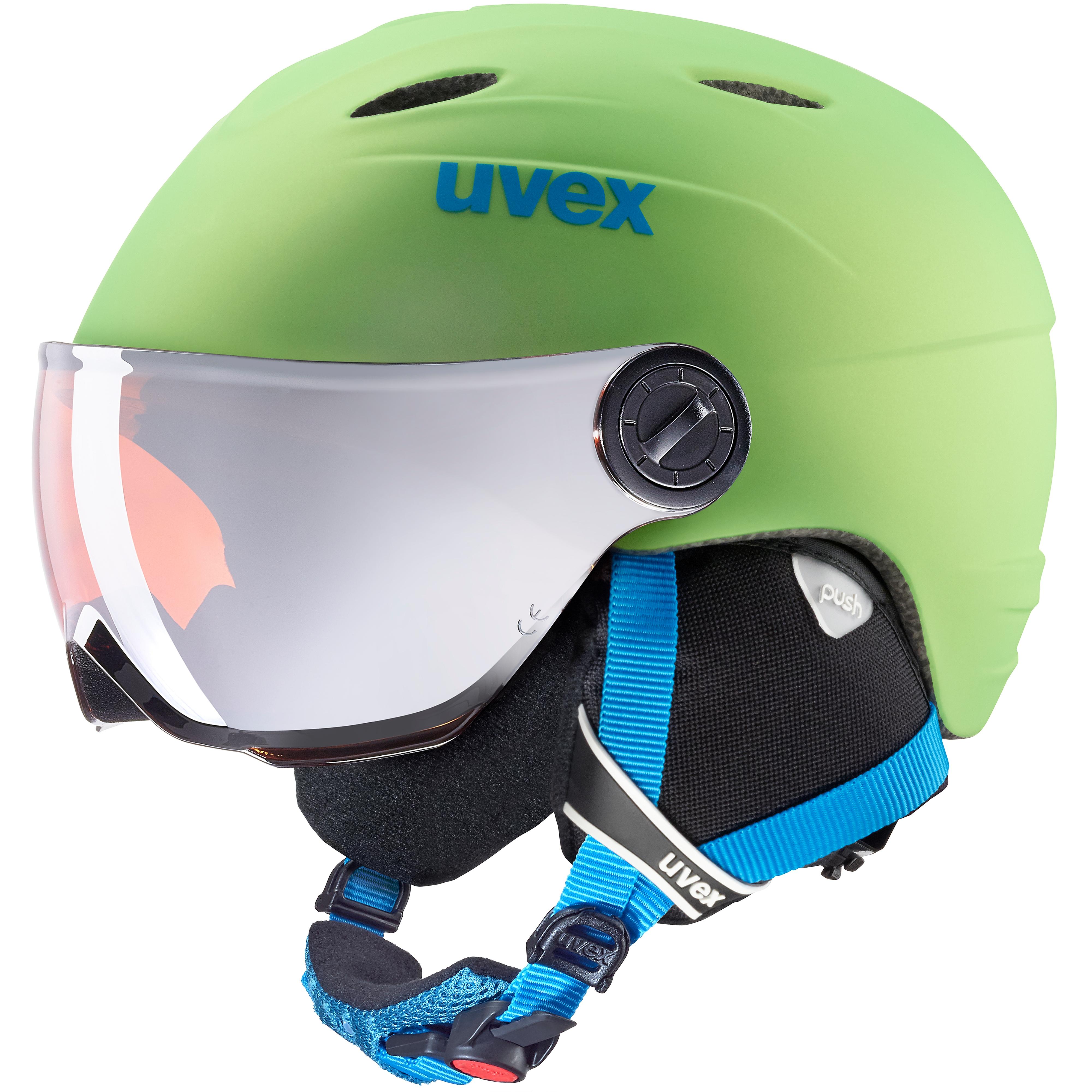 Skihelm Uvex Hlmt 400 Visor Style