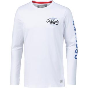 CORE by JACK & JONES Langarmshirt Herren white