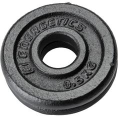 ENERGETICS Hantelscheiben schwarz