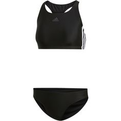 adidas Fit 3-Stripes Bikini Set Damen black