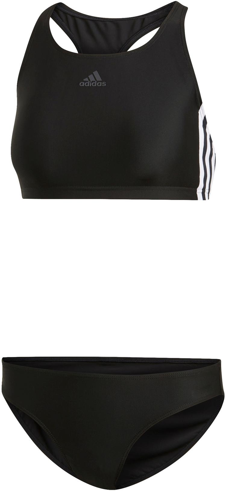 adidas adidas Fit 3-Stripes Bikini Set Damen - black - 0 | SportScheck