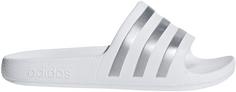 Rückansicht von adidas ADILETTE AQUA Badelatschen Kinder ftwr white