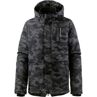 Crosshatch Crayford Kapuzenjacke Herren black-grey-camo
