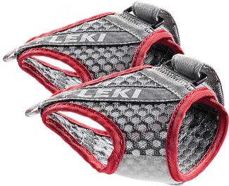 LEKI Handschlaufen grau-rot