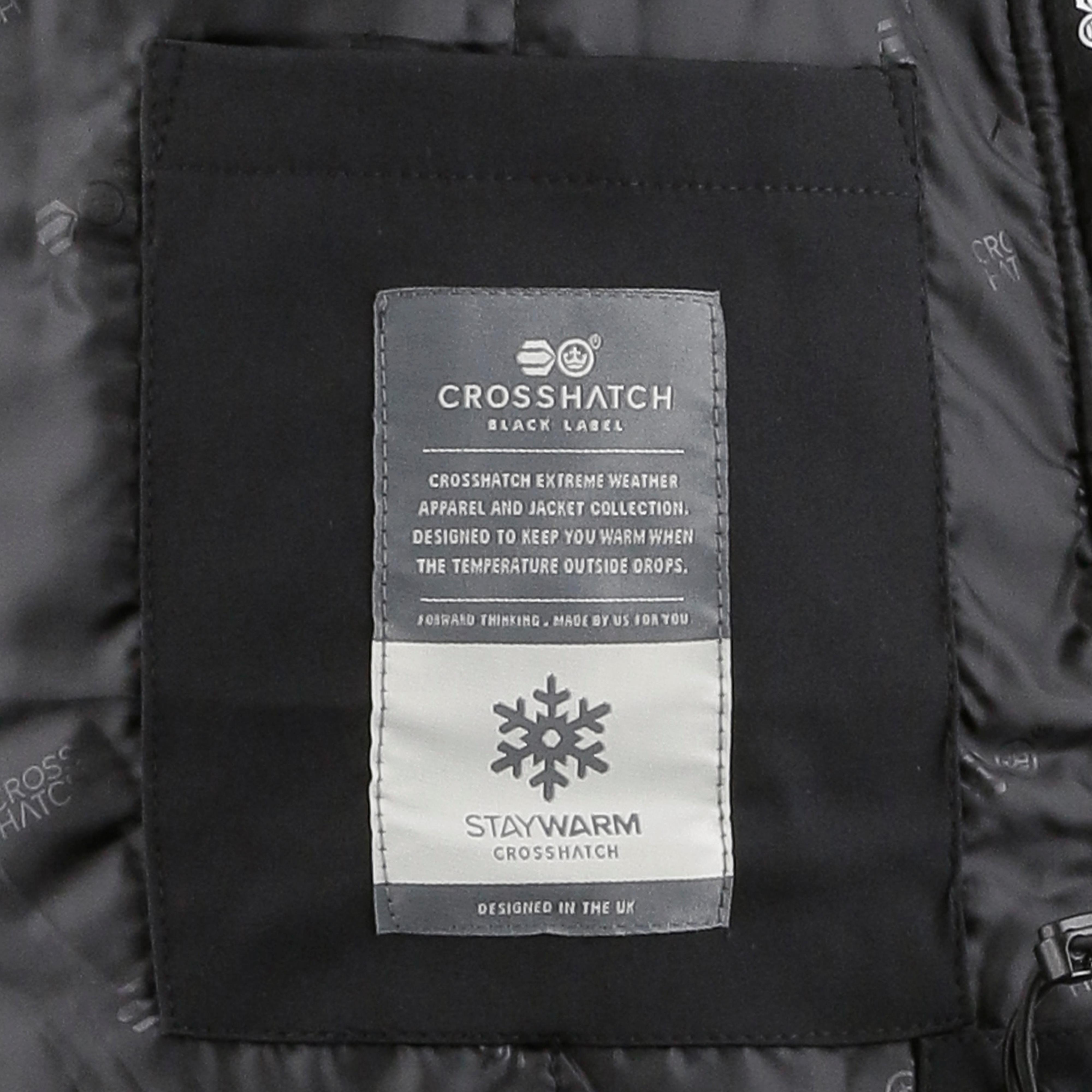 Crosshatch jacke black on sale label