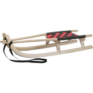 Kathrein Tourenrodel Sportversion Einsitzer Schlitten schwarz/rot