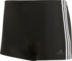 adidas Fit 3-Stripes Kastenbadehose Herren black