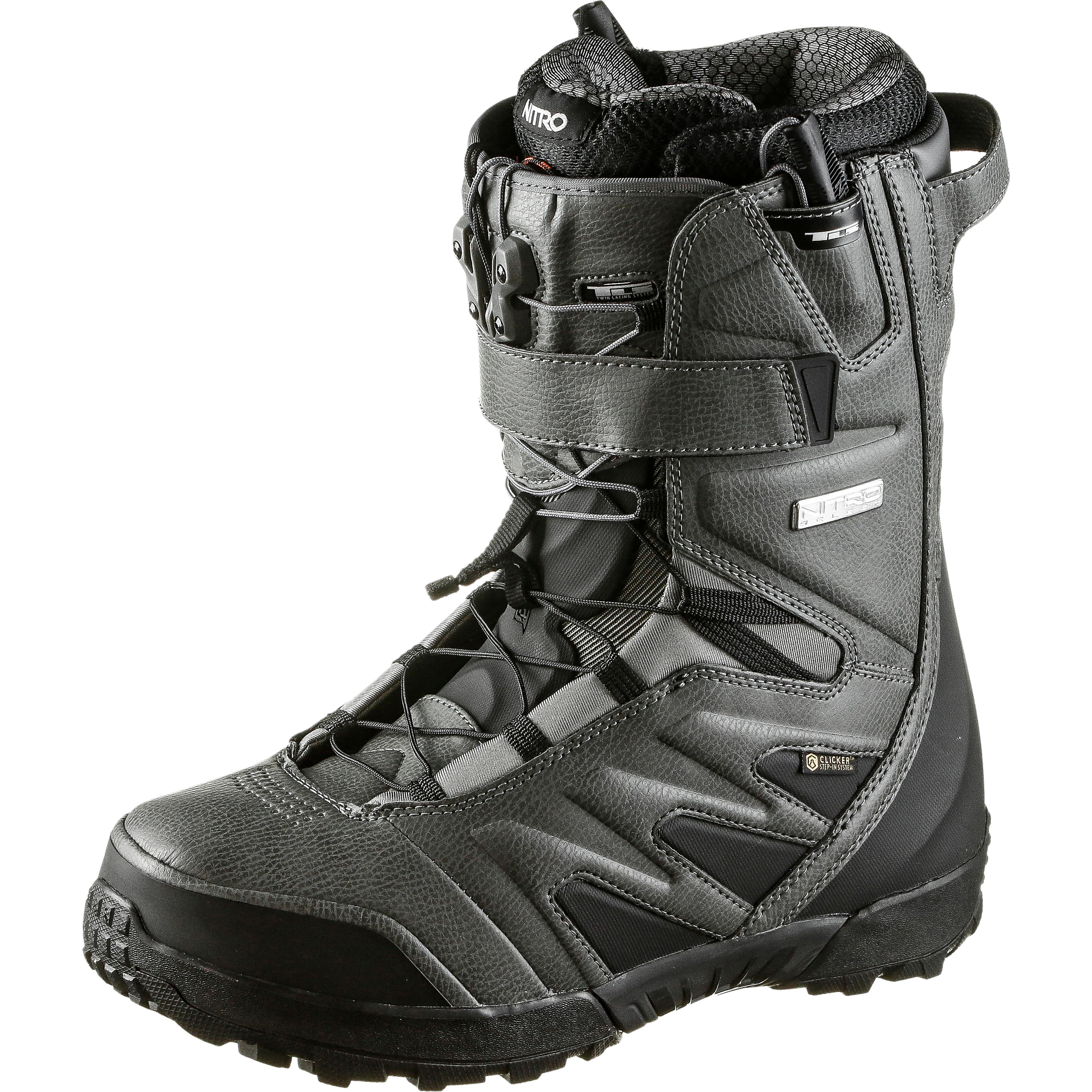 Nitro Snowboards Select Clicker Snowboard Boots Herren charcoal im