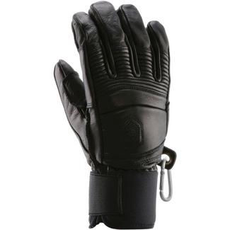 Hestra Leather Skihandschuhe Herren svart