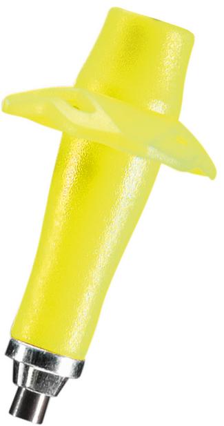 LEKI trail running tip Gummipuffer neonyellow