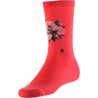 Stance Not thirsty Crew Sneakersocken Damen red