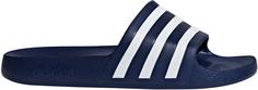 Rückansicht von adidas ADILETTE AQUA Badelatschen dark blue-ftwr white-dark blue