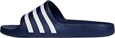 adidas ADILETTE AQUA Badelatschen dark blue-ftwr white-dark blue