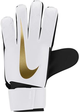 Nike NK GK MATCH-FA18 Torwarthandschuhe white-black-mtlc vivid gold