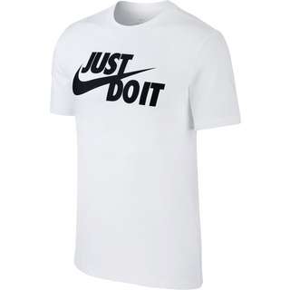 Nike NSW JUST DO IT SWOOSH T-Shirt Herren white-black