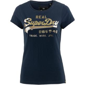 Superdry T-Shirt Damen eclipse navy