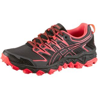 ASICS GEL-FUJITRABUCO 7 Laufschuhe Damen black-flash coral