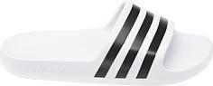 adidas ADILETTE AQUA Badelatschen ftwwht-cblack-ftwwht