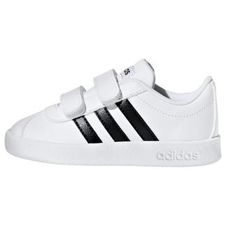 adidas VL Court 2.0 Schuh Sneaker Kinder Cloud White / Core Black / Cloud White