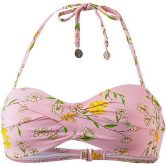 Maui Wowie Flower Bikini Oberteil Damen creme
