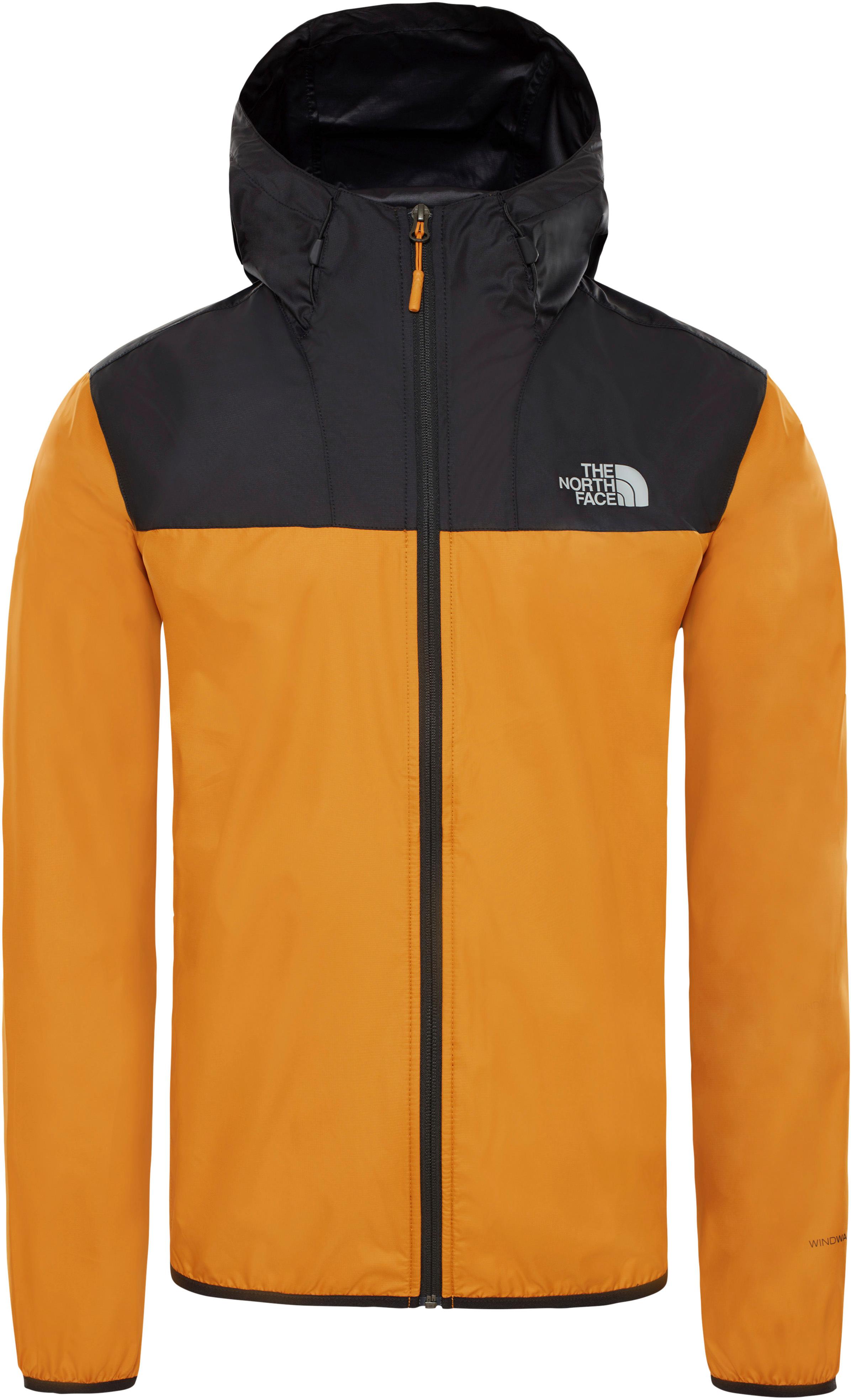 north face orange windbreaker