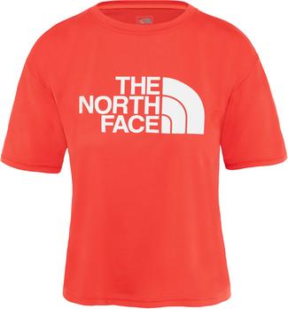 The North Face Train N Logo Croptop Damen juicy red