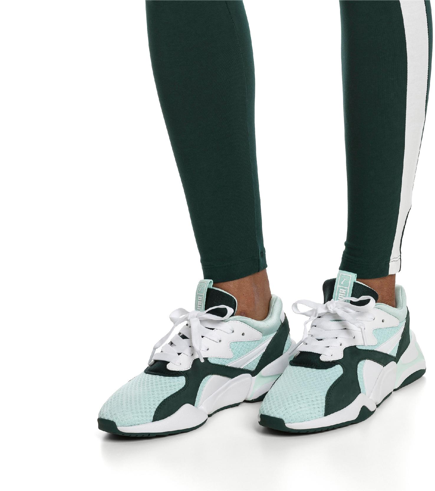 puma nova white fair aqua