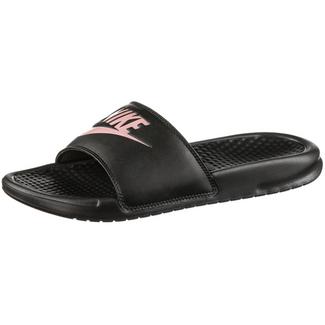 Nike Benassi JDI Badelatschen Damen black-rose gold
