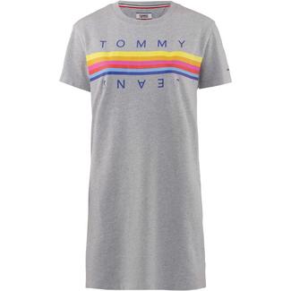 Tommy Jeans Kurzarmkleid Damen light grey heather