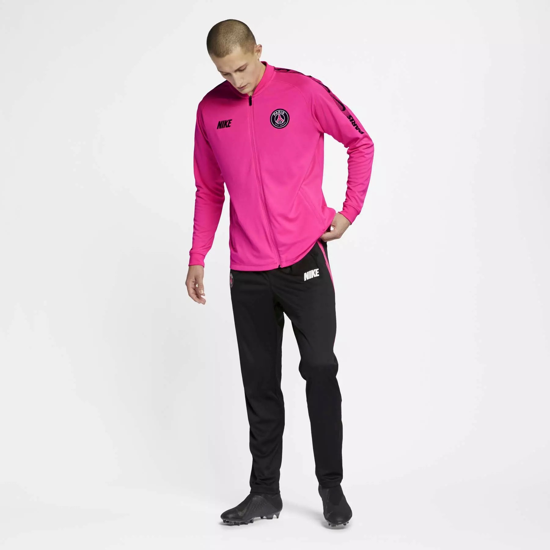 Nike Paris Saint Germain Trainingsanzug Herren Hyper Pink Black Black Black Im Online Shop Von Sportscheck Kaufen