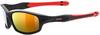 Uvex Sportstyle 507 Brille Kinder - black mat red-mirror red