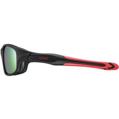 Rückansicht von Uvex Sportstyle 507 Sonnenbrille Kinder black mat red-mirror red