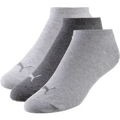 PUMA INVISIBLE 3PACK Sneakersocken anthraci-lmel grey-m mel grey
