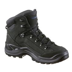 Rückansicht von Lowa GTX Renegade Mid Wanderschuhe Herren anthracite-steel blue