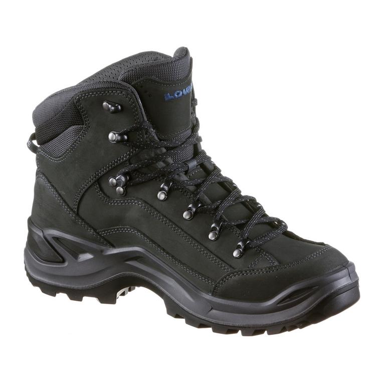 Lowa Lowa Renegade Mid Wanderschuhe Herren - anthracite-steel blue - 0 | SportScheck