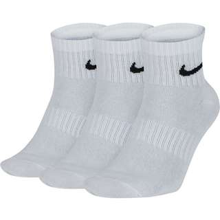 Nike ONE QARTERS Socken Pack white-black