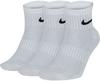 Nike ONE QARTERS Socken - white-black