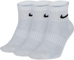 Nike ONE QARTERS Freizeitsocken white-black