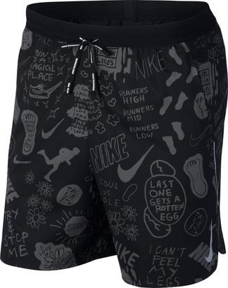 Nike Flex Stride 7IN Laufshorts Herren black-black-metallic silver